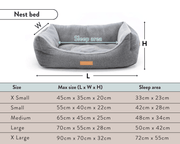 Ralph & Co Lincoln Luxury Tweed Bolster Bed