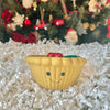 Petface Misha Mince Pie Latex Christmas Dog Toy