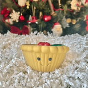 Petface Misha Mince Pie Latex Christmas Dog Toy