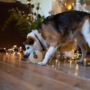 Petface Misha Mince Pie Latex Christmas Dog Toy