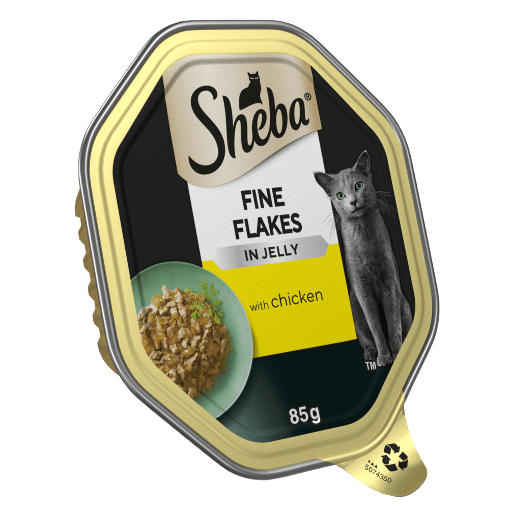Sheba Fine Flakes Tray Chicken in Jelly 22x85g
