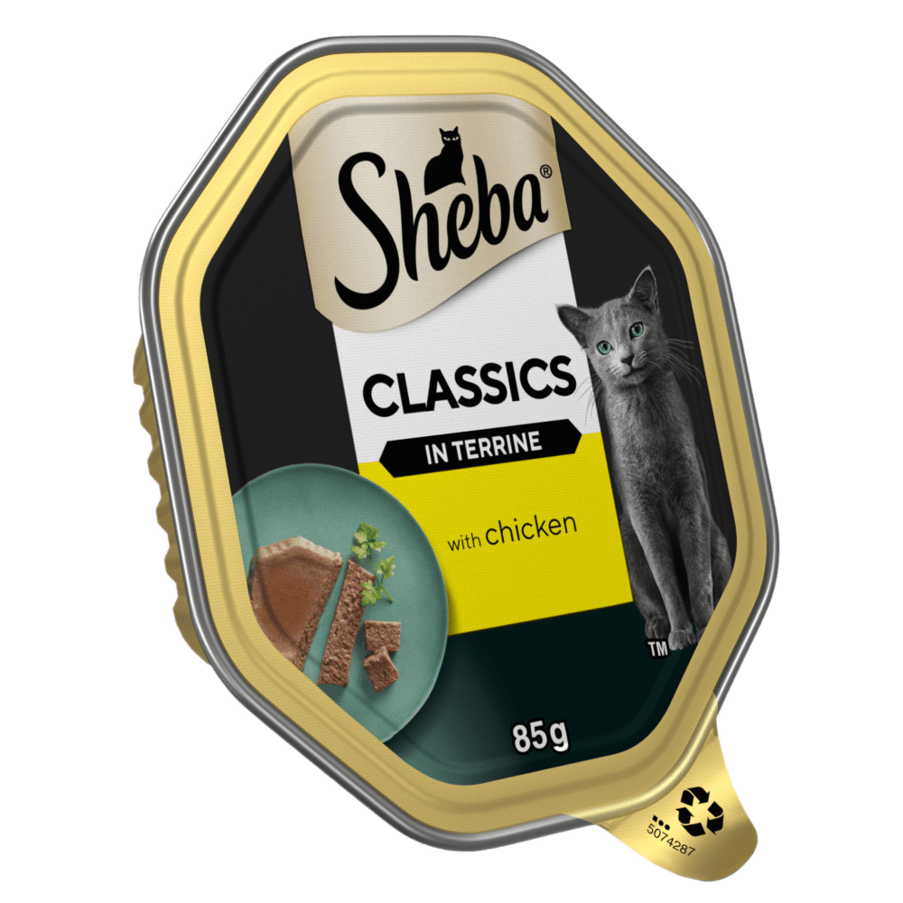 Sheba Classics Tray Chicken Terrine 22x85g