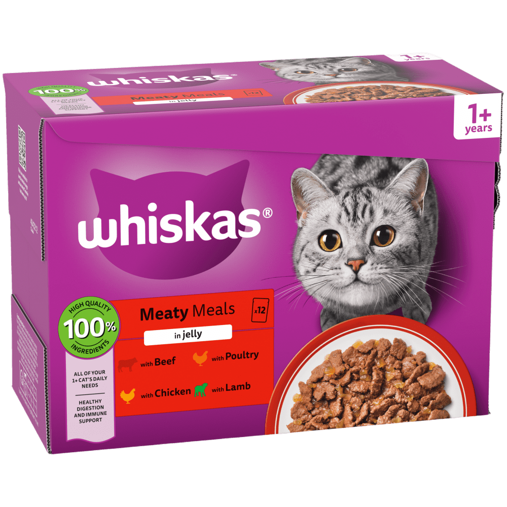 Whiskas 1+ Meaty Meals in Jelly
