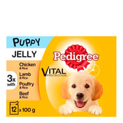 Pedigree Pouch Puppy Food in Jelly 12x100g