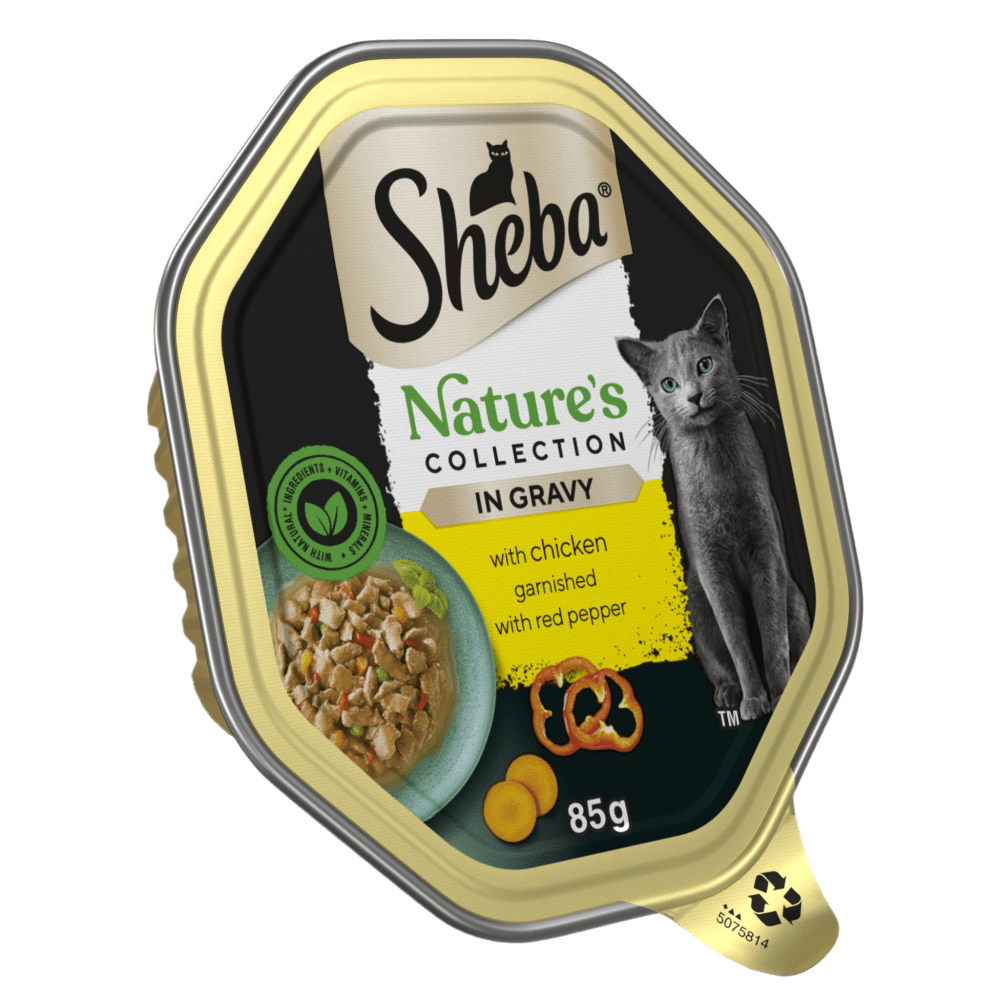 Sheba Natures Collect Tray Chicken & Red Pepper 22x85g