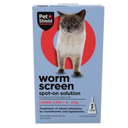 PetShield Wormscreen Spot-On for Cats - 3 Pack