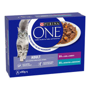 PURINA® ONE Mini Fillets Ocean Fish and Lamb Wet Cat Food