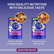 PURINA® ONE Mini Fillets Selective Palate Wet Cat Food