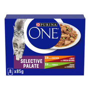 PURINA® ONE Mini Fillets Selective Palate Wet Cat Food