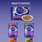 PURINA® ONE Mini Fillets Selective Palate Wet Cat Food
