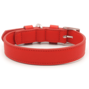 Ralph & Co Red Leather Dog Collar