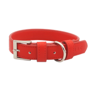 Ralph & Co Red Leather Dog Collar