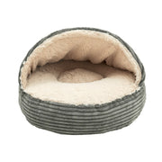 Rosewood 40 Winks Jumbo Cord Cosy Cat Cave | Textured Slate Edition