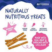 Rosewood x Battersea Turkey Collagen Dog Treats 50g