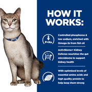 Hill's Prescription Diet k/d Kidney Care Dry Cat Food with Salmon