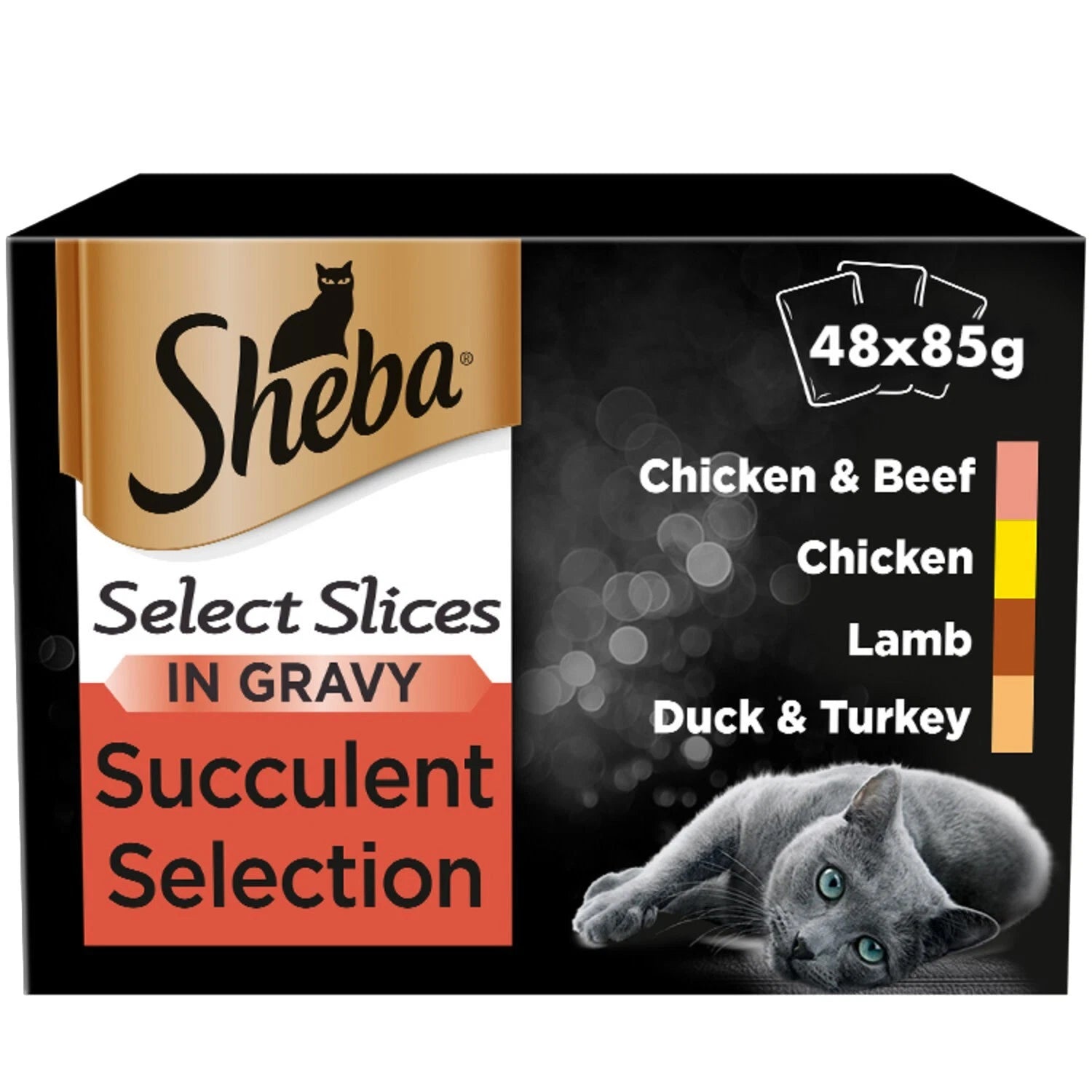 Sheba Fine Flakes Succulent Collect Jelly 48x85g