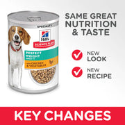 Hill's Vet Essentials Perfect Weight Wet Dog Food with Chicken & Vegetables