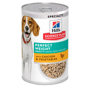 Hill's Vet Essentials Perfect Weight Wet Dog Food with Chicken & Vegetables