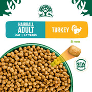James Wellbeloved Hairball Adult Cat Dry Food Turkey