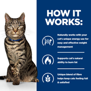 Hill's Prescription Diet Metabolic Weight Management Dry Cat Food with Salmon