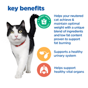 Hill's Vet Essentials Multi-Benefit + Weight Mature Adult 7+ Cat Dry Food