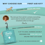 Charlie The Vet Mini Pet First Aid Kit | Compact Daily Carry Edition