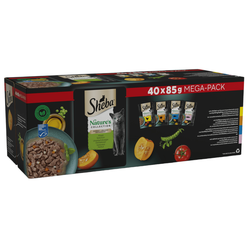 Sheba Natures Collection Mixed in Gravy 40x85g