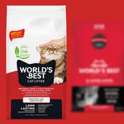 Worlds Best Cat Litter Multiple Cat Unscented 12.7kg (28lb)