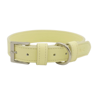 Ralph & Co Yellow Leather Dog Collar