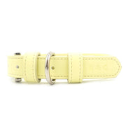Ralph & Co Yellow Leather Dog Collar