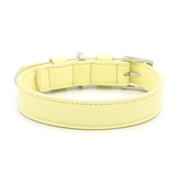 Ralph & Co Yellow Leather Dog Collar