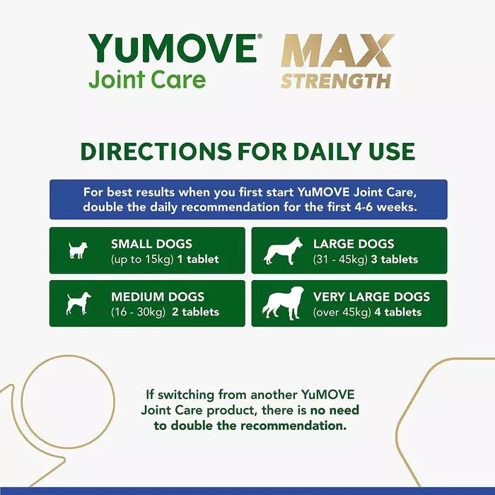YuMOVE Max Strength Joint Care for Senior Dogs